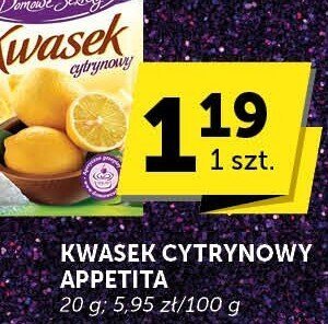 Kwasek cytrynowy Appetita promocja w ABC