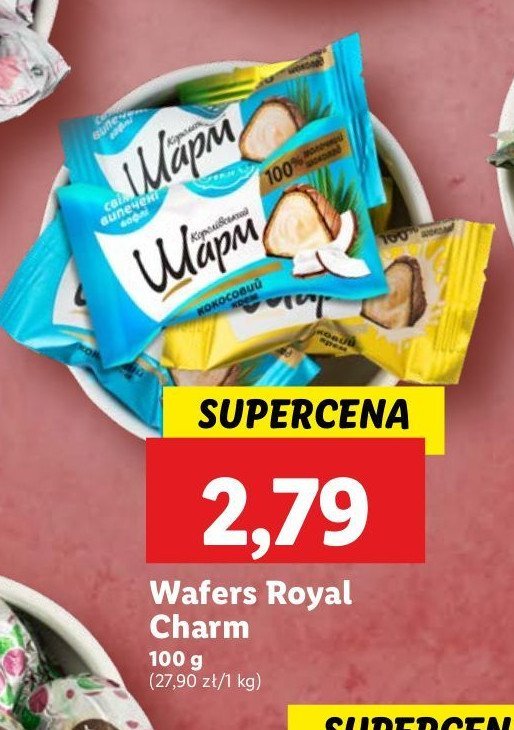 Cukierki kokosowe Royal charm wamp promocja