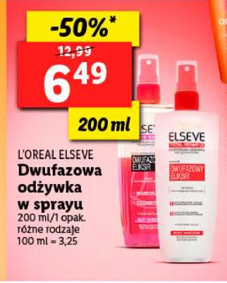 Eliksir dwufazowy L'oreal elseve arginine resist promocja