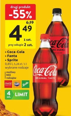 Napój Sprite promocja w Intermarche