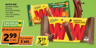 Baton WW Pumpkin Spice promocja w Groszek