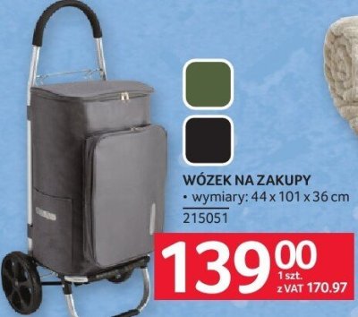 Wózek na zakupy promocja w Selgros