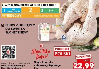 Nogi z kurczaka z chowu wybiegowego K-classic stąd takie dobre! promocja
