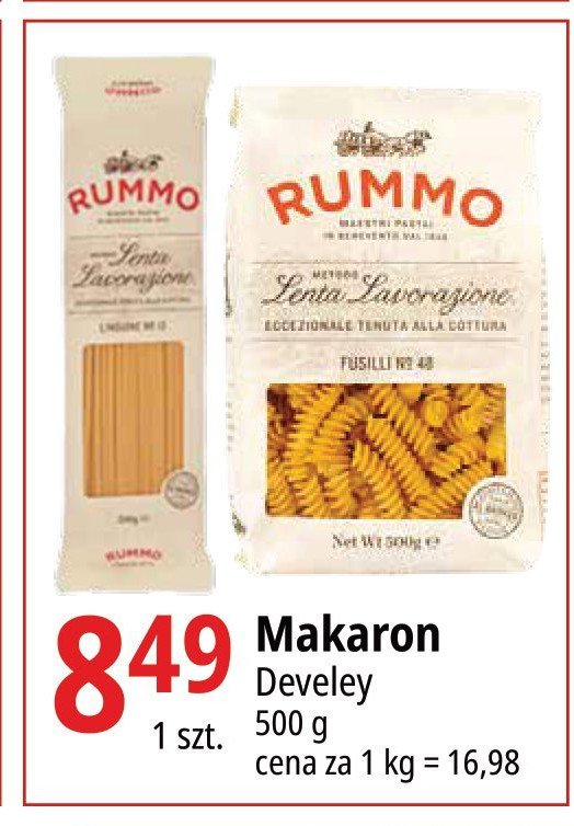 Makaron spaghetti Rummo promocja