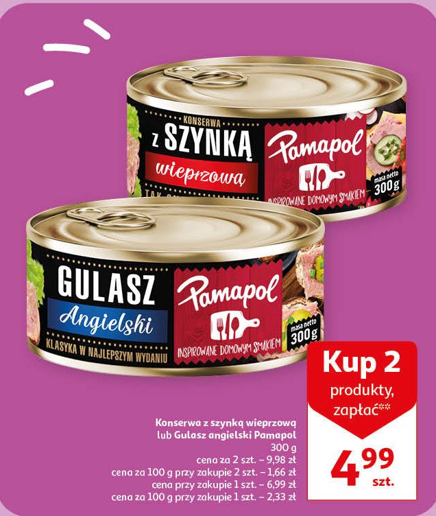 Gulasz angielski Pamapol promocja