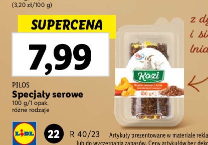 Ser kozi z dyni膮 Pilos promocja