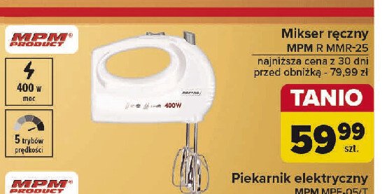 Mikser ręczny r mmp-25 Mpm product promocja w Carrefour