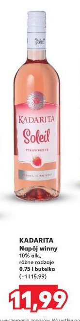 Wino KADARITA SOLEIL STRAWBERRY promocja