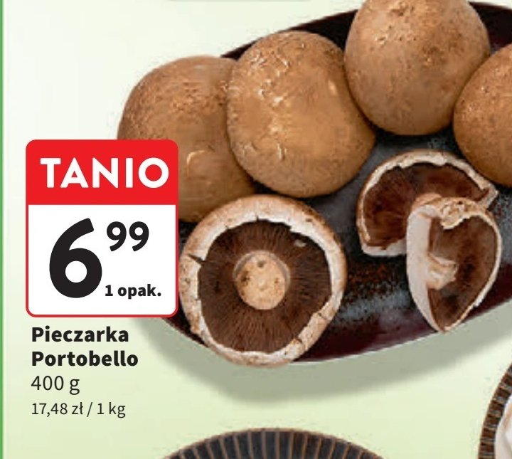 Pieczarki portobello promocja w Intermarche