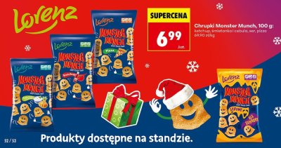Chrupki Monster Munch serowe promocja w Biedronka