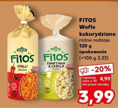 Wafle kukurydziane różne rodzaje promocja w Kaufland
