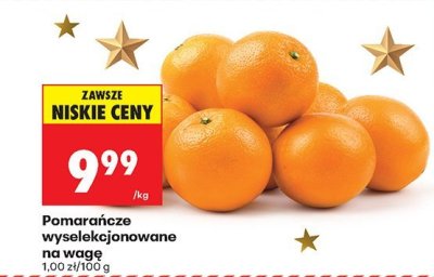 Pomarańcze promocja w Biedronka