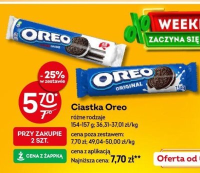 Ciastka Oreo promocja w Żabka