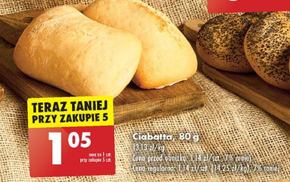 Ciabatta promocja w Biedronka