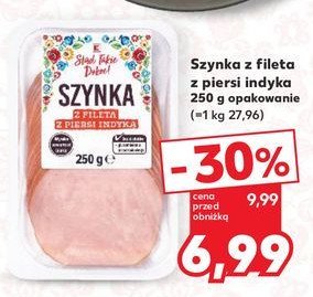 Szynka z fileta z piersi indyka K-classic stąd takie dobre! promocja