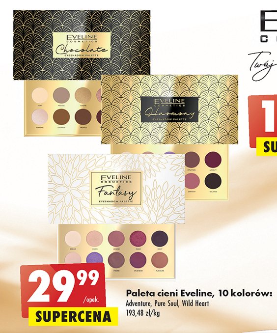 Paleta cieni chocolate Eveline cosmetics promocja