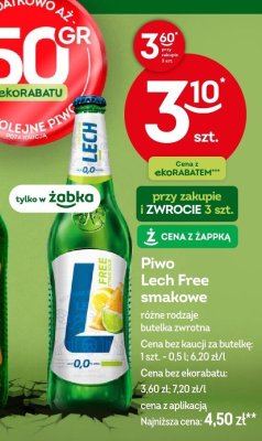 Piwo Lech Free smakowe 0.5l promocja w Żabka