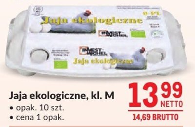 Jajka ekologiczne klasa M promocja w Makro