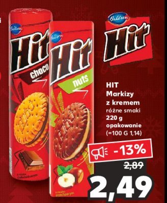 Ciastka orzechowe Hit Hit bahlsen promocja