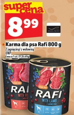 Karma dla psa Rafi 800 g promocja w TOPAZ