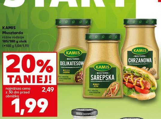Musztarda chrzanowa Kamis promocja