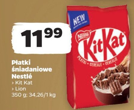 Płatki śniadaniowe caramel & chocolate Lion wildcrush promocja w Netto