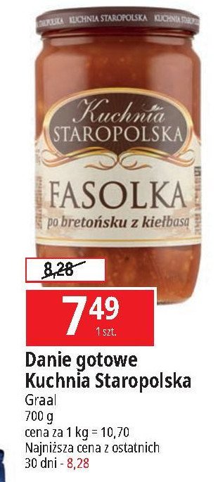 Fasolka po bretońsku z kiełbasą Kuchnia staropolska promocja