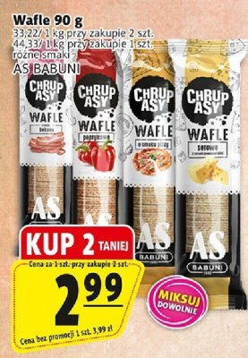 Wafle Chrup Chrup 90 g promocja w Prim Market