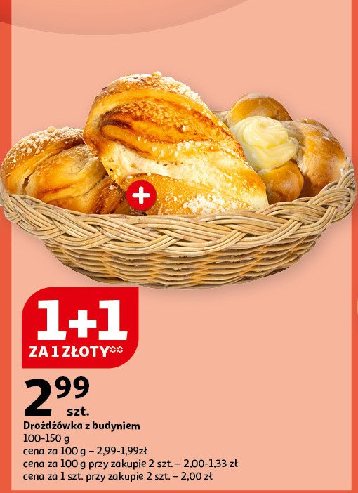 Drożdżówka z budyniem promocja