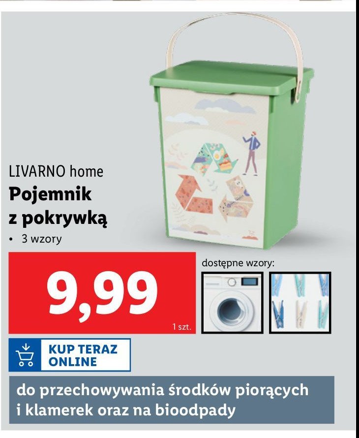 Pojemnik z pokrywką 5 l LIVARNO HOME promocja w Lidl