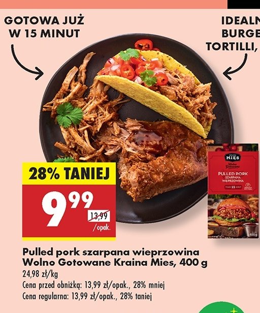 Pulled pork wolno gotowane Kraina mięs promocja