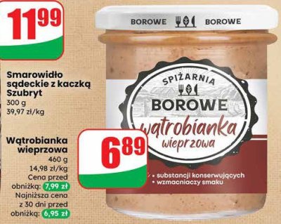 Smarowidło sądeckie z kaczką Szubryt promocja w Dino