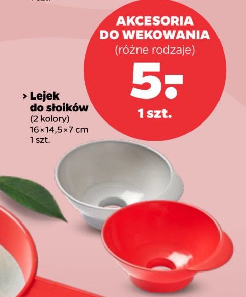 Lejek do słoików promocja w Netto