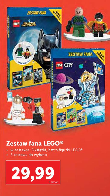 Zestaw fana Lego super heroes promocja