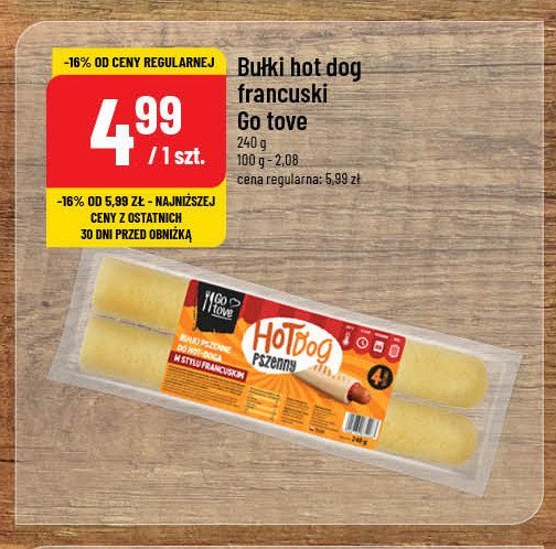 Bułki hot dog Gotove promocja