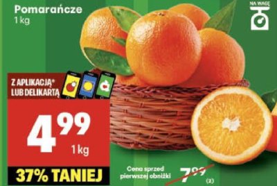 Pomara艅cze promocja w Delikatesy Centrum