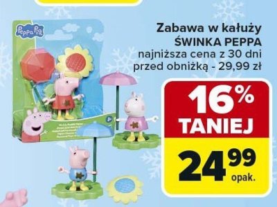 Zabawa w kałuży ŚWINKA PEPPA promocja w Carrefour