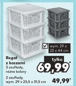 Rega艂 z 2 szufladami promocja