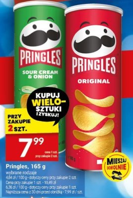 Chipsy Pringles, 165 g promocja w Twój Market