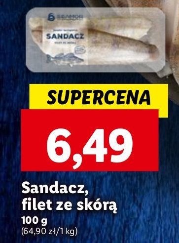 Sandacz filet ze skórą SEAMOR promocja