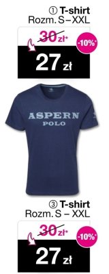 T-shirt męski Aspern Polo promocja w Woolworth