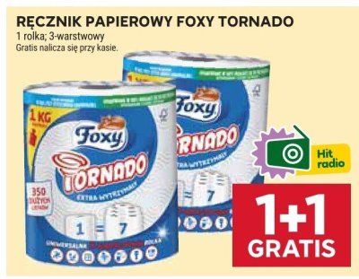 Ręcznik papierowy Foxy Tornado promocja w Stokrotka
