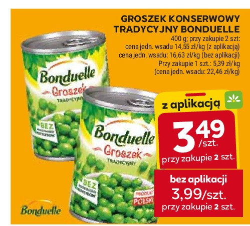 Groszek konserwowy Bonduelle promocja