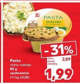 Pasta jajeczna ze szczypiorkiem K-classic promocja