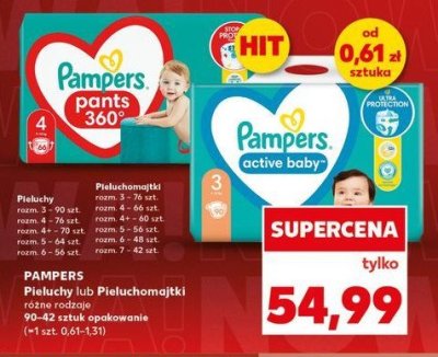 Pieluchomajtki 6 Pampers pants promocja