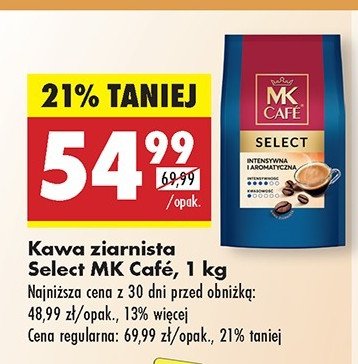Kawa MK CAFE SELECT promocja w Biedronka