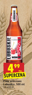 Piwo Lubuskie wi艣niowe promocja