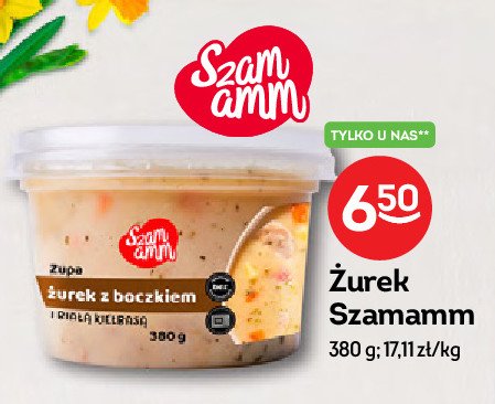 Zupa żurek z boczkiem i białą kiełbasą Szamamm promocja