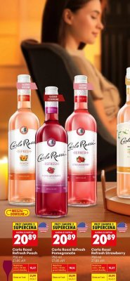 Wino Carlo Rossi Refresh Pomegranate promocja w Biedronka