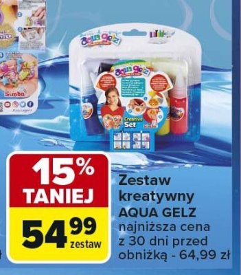 Zestaw kreatywny AQUA GELZ promocja w Carrefour